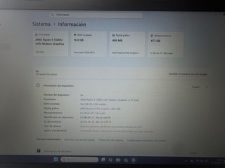 Portátil HP 15s-eq2xxx Plata y cargador
