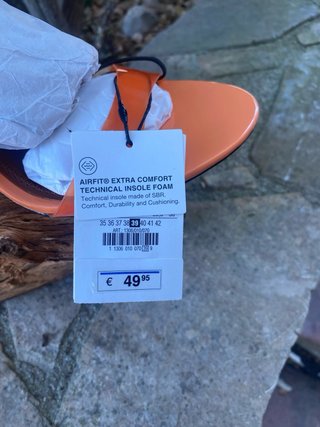 Sandalias Zara tacón transparente T.39