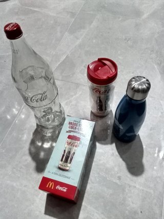 Set bottiglie Coca-Cola Retro Edizione Limitata