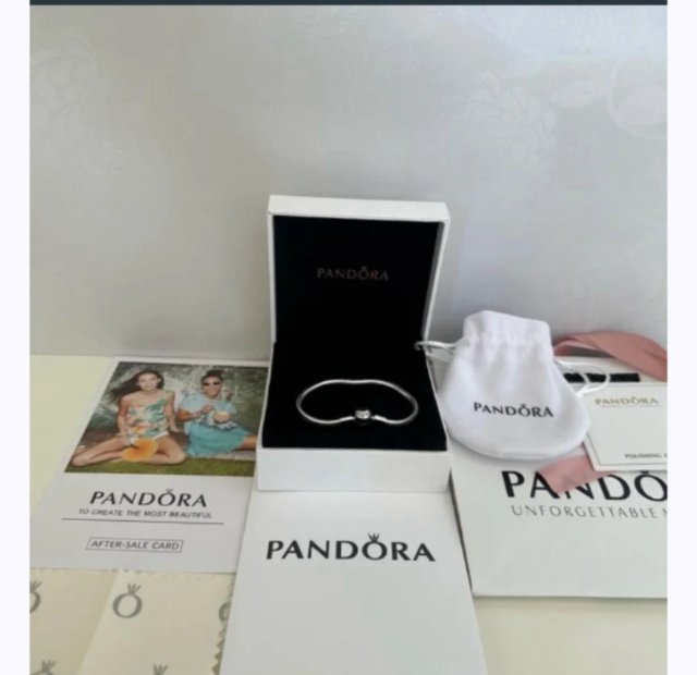 Pulsera Pandora Plata 925 Talla 17 o 19