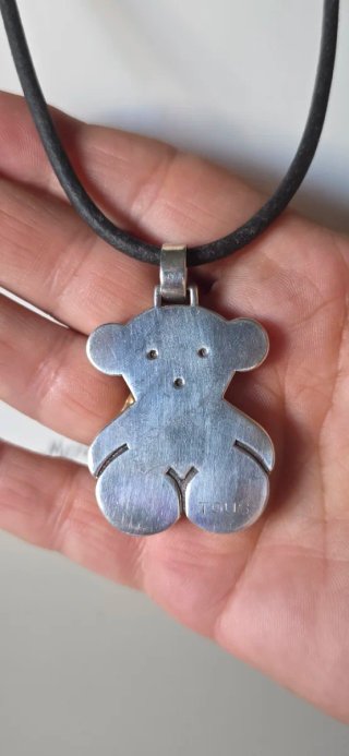 Gargantilla de plata auténtico tous oso