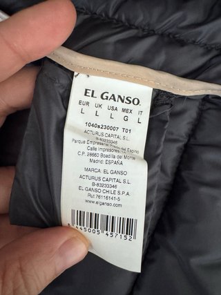 Chaleco azul marino El Ganso