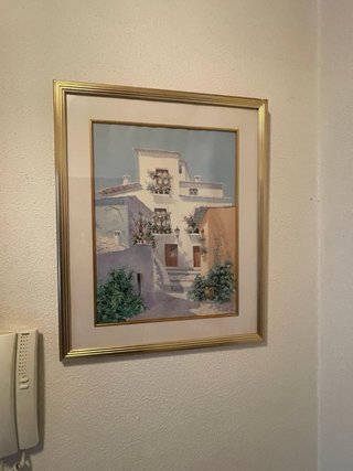 Cuadro La Mujer Sentada Picasso y varios cuadros