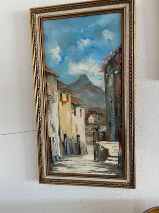 Cuadro La Mujer Sentada Picasso y varios cuadros