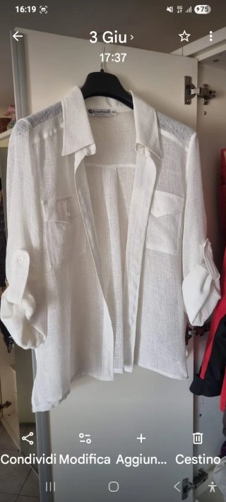 Camicia bianca donna Carina taglia M