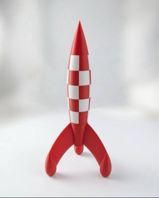 Figura Cohete Lunar para Victor N 30cm