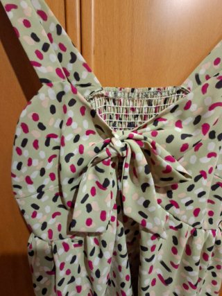 Top tirantes estampado