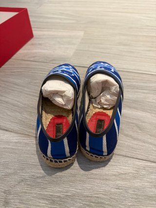 Alpargatas Carolina Herrera CH Rayas Azules