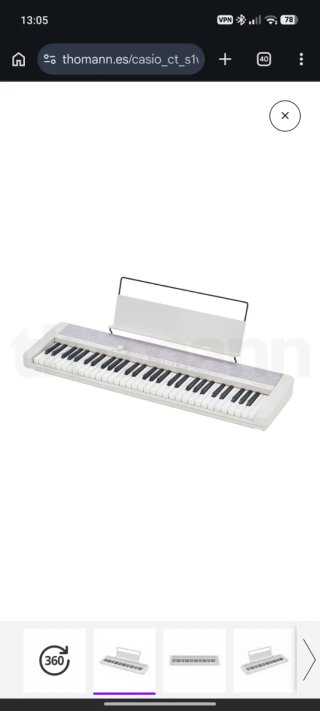 Piano Casio CT-S1