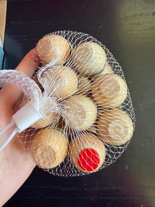 Juego bolos madera natural con 2 bolas
