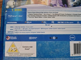 Frozen Blu-ray