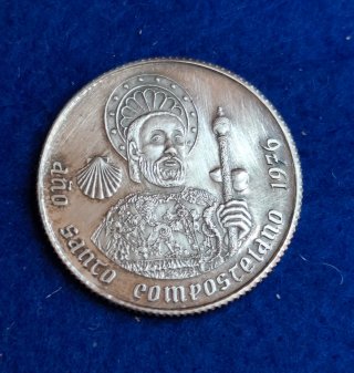 3 Medaglie Anno Santo Compostelano in Argento