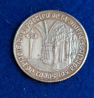3 Medaglie Anno Santo Compostelano in Argento