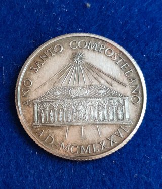 3 Medaglie Anno Santo Compostelano in Argento