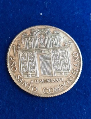 3 Medaglie Anno Santo Compostelano in Argento