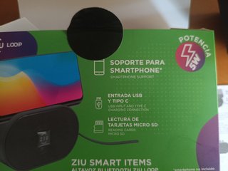 Altavoz Bluetooth Ziu Loop Negro