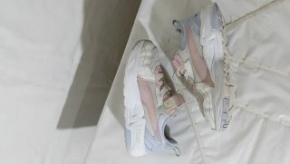 Sneakers bambina Puma rosa e bianche