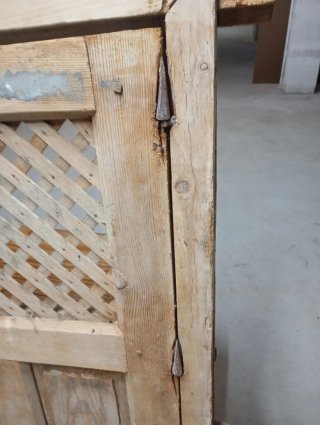 Puerta madera antigua alacena/despensa 115x68cm