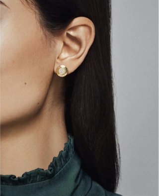Pendientes Pandora Dorados con Circonitas