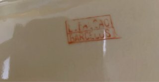 Sopera de porcelana estilo satsuma