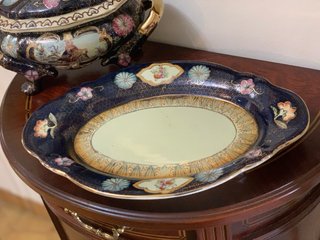Sopera de porcelana estilo satsuma