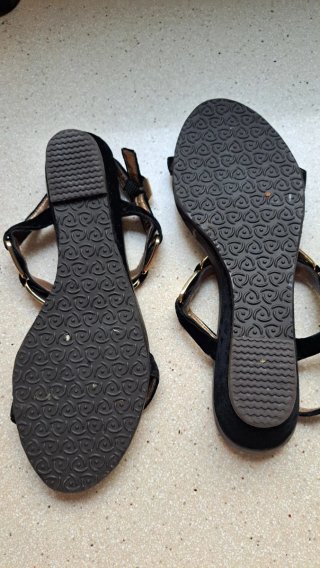 Sandalias Marc Jacobs Piel Terciopelo Dorado
