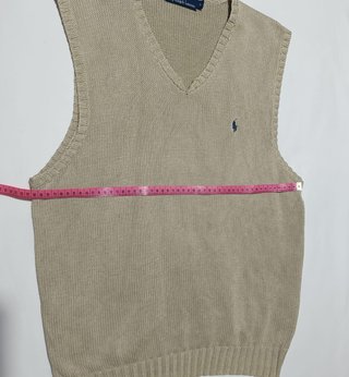 Chaleco Punto Ralph Lauren Beige – Talla / Size L