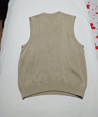 Chaleco Punto Ralph Lauren Beige – Talla / Size L