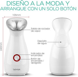 Vaporizador Facial Nano Iónico VOYOR ZL100