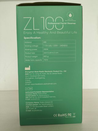 Vaporizador Facial Nano Iónico VOYOR ZL100