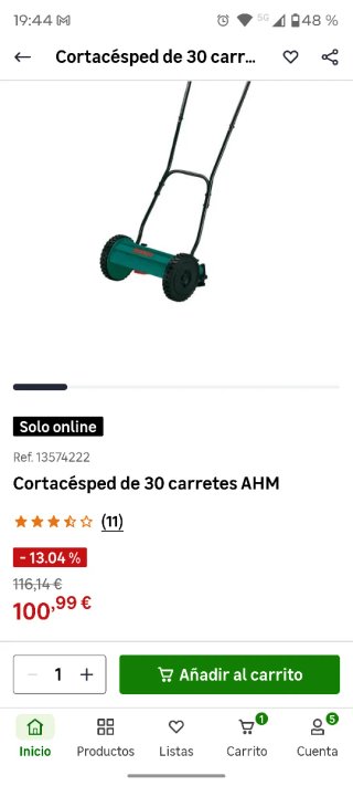Cortacésped manual Bosch AHM 30