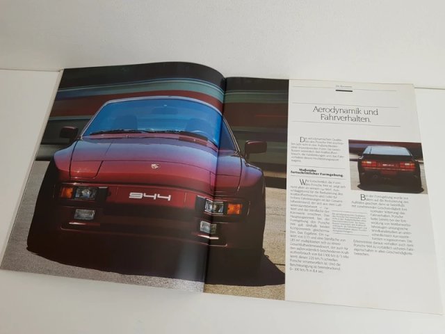 catalogo porsche 944 de 1985