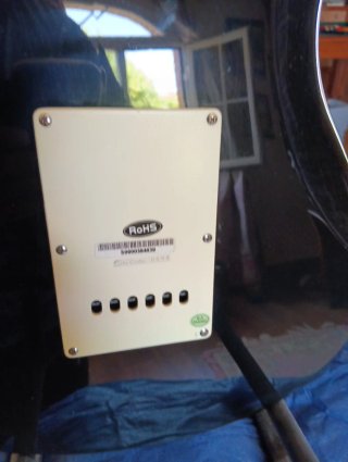 Guitarra Eléctrica Negra