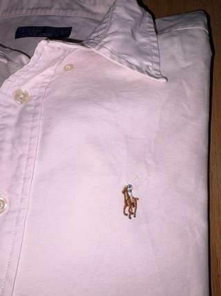 Camisa Polo Ralph Lauren Logo Rosa Claro