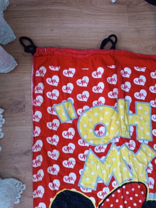 Toalla Playa Minnie Mouse Roja