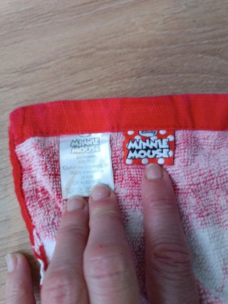 Toalla Playa Minnie Mouse Roja