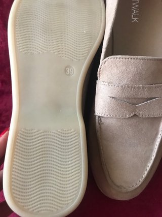 Zapato beig de ante