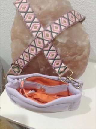 Bolso Parfois Lila Acolchado