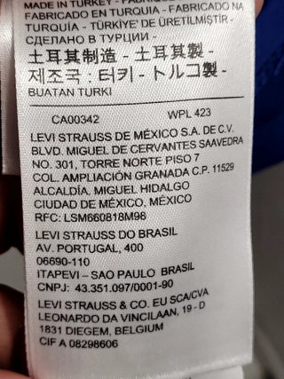 Camiseta Levi's Azul