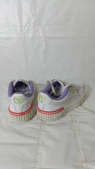 Sneakers Puma bambina bianche
