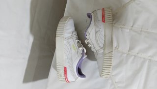 Sneakers Puma bambina bianche