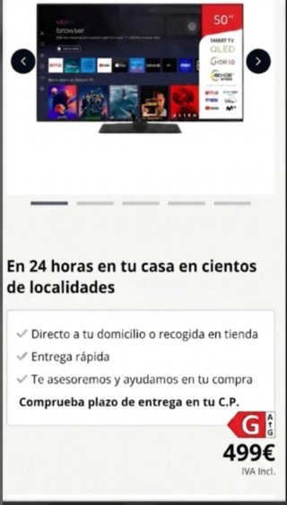 TV JVC 50 QLED Smart TV Nueva