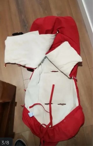Cochecito Bugaboo Rojo. COMPLETO