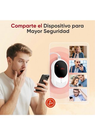 PHYSEN WiFi Detector de Gas y Monóxido de Carbono,