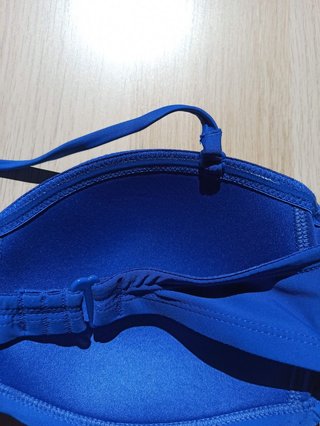 Bikini blu royal push-up imbottito due pezzi donna