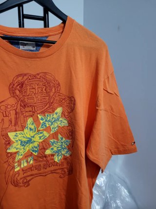 Camiseta Tommy Hilfiger Naranja Talla XL