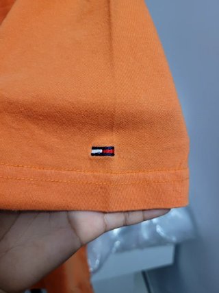 Camiseta Tommy Hilfiger Naranja Talla XL