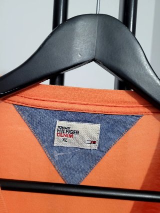 Camiseta Tommy Hilfiger Naranja Talla XL