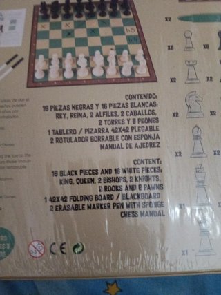 Ajedrez Infantil Pintable