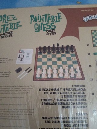 Ajedrez Infantil Pintable